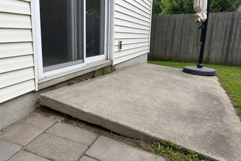 Sunken Patio Repair photo
