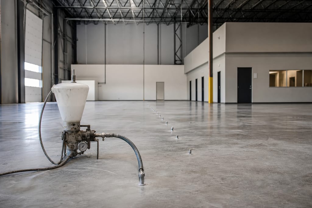 Warehouse Floor Leveling photo